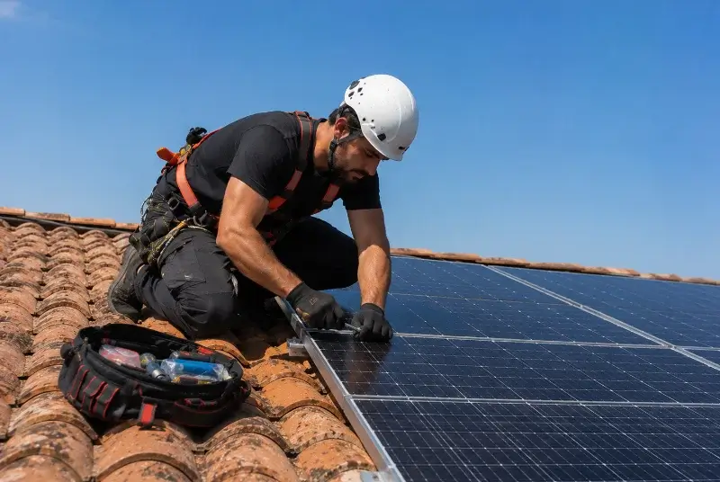 Maintenance et monitoring de panneaux solaires à Bergbieten